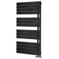 Aqualine Chauffage - Sèche-serviettes Mili, 600 x 1222 mm, 632 W, noir mat DC626T Aqualine Chauffage - Sèche-serviettes Mili, 600 x 1222 mm, 632 W, noir mat DC626T