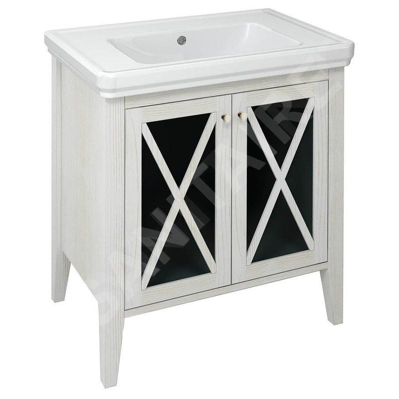 Sapho Cross - Meuble pour lavabo 70x81x47 cm, blanc CR275