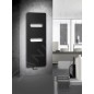 Sapho Tabella - Sèche-serviettes 590x1490 mm, noir mat MI1457
