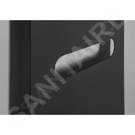 Sapho Tabella - Sèche-serviettes 590x1490 mm, noir mat MI1457