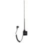 Sapho KTX - Tige chauffante avec thermostat, 800 W, noir mat KTX-B-800