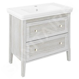 Sapho Cross - Meuble pour lavabo 85x81x47 cm, blanc CR291