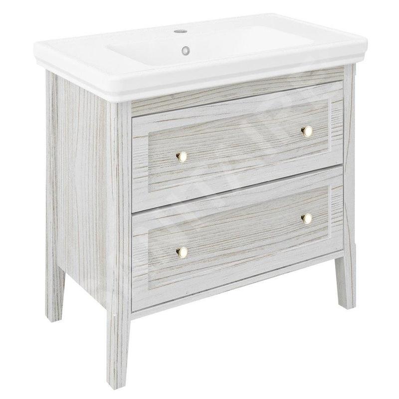 Sapho Cross - Meuble pour lavabo 85x81x47 cm, blanc CR291 Sapho Cross - Meuble pour lavabo 85x81x47 cm, blanc CR291