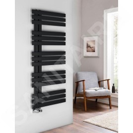 Sapho Silvana - Corps de chauffe 124x50 cm, noir mat IR154B