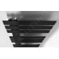 Sapho Silvana - Corps de chauffe 124x50 cm, noir mat IR154B Sapho Silvana - Corps de chauffe 124x50 cm, noir mat IR154B