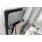 Sapho Tabella - Porte-serviettes, 39 cm, noir mat MI390B