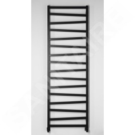Sapho Zig - Sèche-serviette 600x1810 mm, 824 W, noir ZG619B