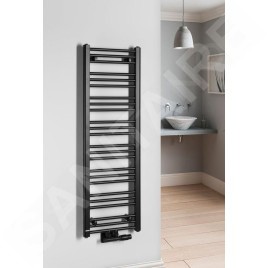 Bruckner Albrecht - Sèche-serviette 400x1250 mm, 437 W, noir 600.112.6