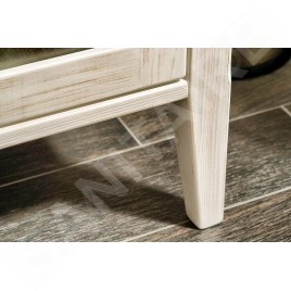 Sapho Cross - Meuble-vasque 550x810x430 mm, 2 portes, vieux blanc CR260