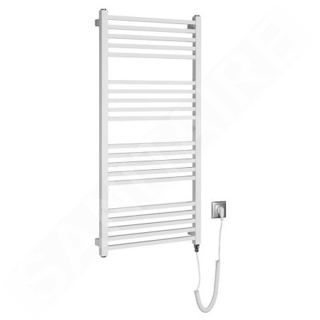 Sapho Metro-E - Sèche-serviettes 50x106 cm, 400 W, blanc ME410