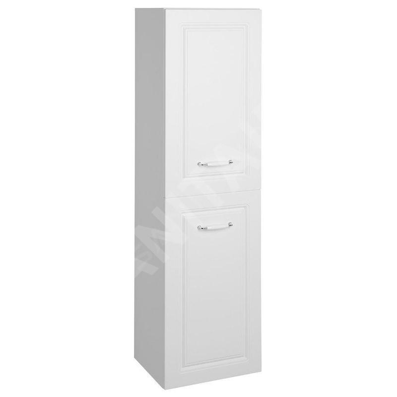 Aqualine Favolo - Armoire avec panier, 400x1500x310 mm, 1 porte L/P, blanc mat FV160