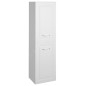 Aqualine Favolo - Armoire avec panier, 400x1500x310 mm, 1 porte L/P, blanc mat FV160
