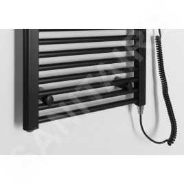 Aqualine Chauffage - Elément chauffant 45x132 cm, 400 W, noir mat ILE34TB