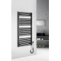 Aqualine Chauffage - Elément chauffant 60x132 cm, 600 W, noir mat ILE36TB