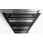 Aqualine Chauffage - Elément chauffant 60x132 cm, 600 W, noir mat ILE36TB