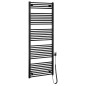 Aqualine Chauffage - Elément chauffant 60x168 cm, 800 W, noir mat ILE66TB