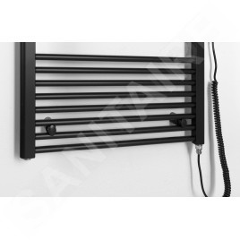 Aqualine Chauffage - Elément chauffant 60x168 cm, 800 W, noir mat ILE66TB