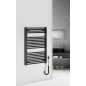 Aqualine Chauffage - Elément chauffant 60x96 cm, 400 W, noir mat ILE96TB