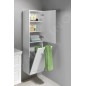 Aqualine Favolo - Armoire avec panier, 400x1500x310 mm, 1 porte L/P, blanc mat FV160