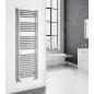Aqualine Alya - Sèche-serviettes 142 x 50 cm, 457 W, chrome LLC203