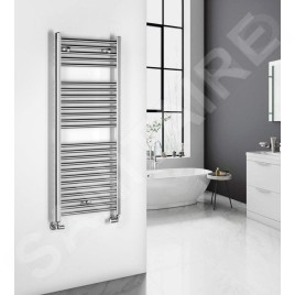Aqualine Alya - Sèche-serviettes 123 x 50 cm, 392 W, chrome LLR104