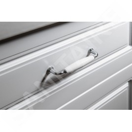 Aqualine Favolo - Armoire avec panier, 400x1500x310 mm, 1 porte L/P, blanc mat FV160