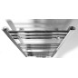 Aqualine Alya - Sèche-serviettes 80 x 50 cm, 235 W, chrome LLS301