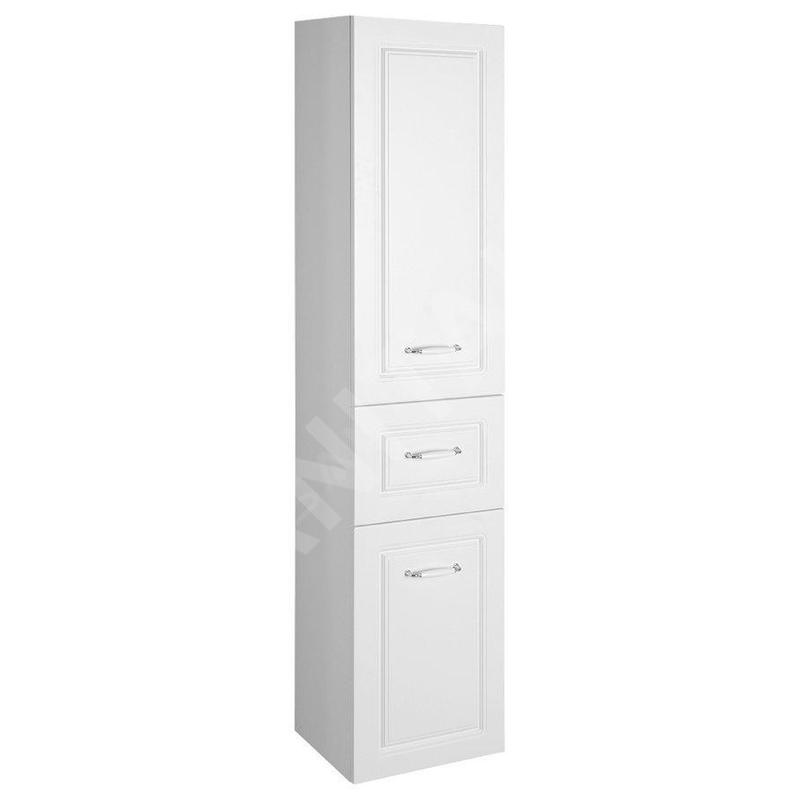 Aqualine Favolo - Armoire avec panier, 400x1840x310 mm, blanc mat FV180