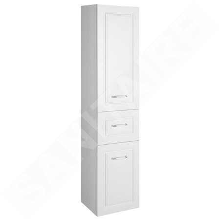 Aqualine Favolo - Armoire avec panier, 400x1840x310 mm, blanc mat FV180