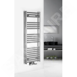Aqualine Alya - Sèche-serviettes 119 x 50 cm, 345 W, chrome LLS302
