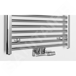 Aqualine Alya - Sèche-serviettes 119 x 60 cm, 402 W, chrome LLS303