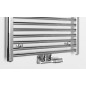 Aqualine Alya - Sèche-serviettes 119 x 60 cm, 402 W, chrome LLS303