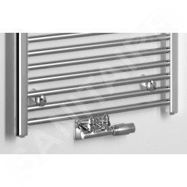 Aqualine Alya - Sèche-serviettes 179 x 60 cm, 614 W, chrome LLS306