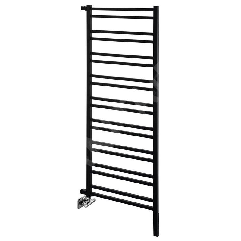 Sapho Metro Space - Sèche-serviettes 55x143 cm, 525 W, noir mat IR438B