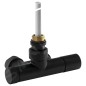 Sapho Mono One - Kit de raccordement vannes pour raccordement central 50 mm, noir mat CP2052BS