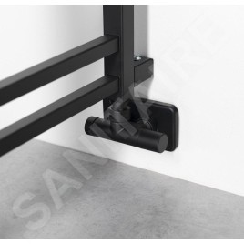 Sapho Mono One - Kit de raccordement vannes pour raccordement central 50 mm, noir mat CP2052BS