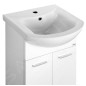 Aqualine Zoja - Meuble lavabo 420x740x250 mm, 2 portes, blanc 51045A Aqualine Zoja - Meuble lavabo 420x740x250 mm, 2 portes, blanc 51045A