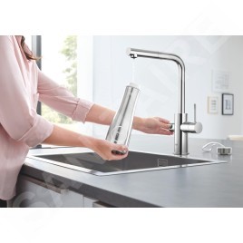 Grohe Blue Home - Mitigeur d’évier avec fonction filtrante et unité réfrigérante, chrome 31539000