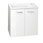 Aqualine Zoja - Meuble lavabo 490x500x245 mm, 2 portes, blanc 51047A Aqualine Zoja - Meuble lavabo 490x500x245 mm, 2 portes, blanc 51047A