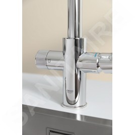Grohe Blue Pure - Set de mitigeur d’évier StartCurve avec filtration, chrome 30593000