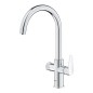 Grohe Blue Pure - Set de mitigeur d’évier StartCurve avec filtration, chrome 30593000 Grohe Blue Pure - Set de mitigeur d’évier StartCurve avec filtration, chrome 30593000