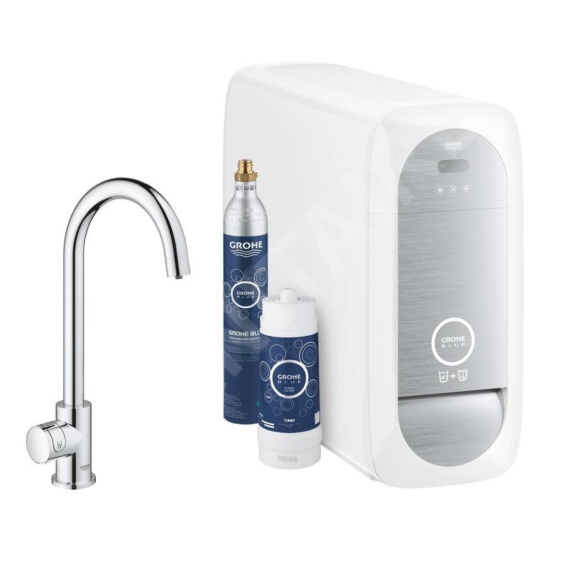 Grohe Blue Home - Mitigeur d’évier Mono Connected, avec unité réfrigérante et filtration, chrome 31498001 Grohe Blue Home - Mitigeur d’évier Mono Connected, avec unité réfrigérante et filtration, chrome 31498001