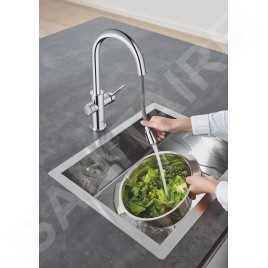 Grohe Blue Home - Mitigeur d’évier Connected, avec unité réfrigérante et filtration, chrome 31541000