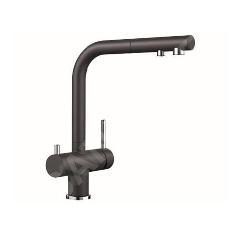 Blanco Fontas S II - Mitigeur d'évier avec douchette extractible et filtration, noir 526158 Blanco Fontas S II - Mitigeur d'évier avec douchette extractible et filtration, noir 526158