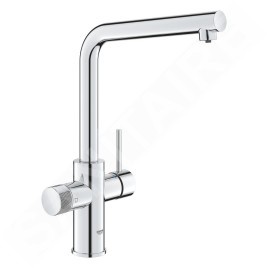 Grohe Blue Pure - Mitigeur d'évier avec fonction filtrante, chrome 30600000