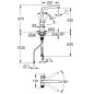 Grohe Blue Pure - Mitigeur d'évier avec fonction filtrante, chrome 30600000
