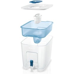 Brita Carafes - Réservoir filtre à eau Flow, volume 8,2 l, bleu 1052805
