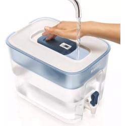 Brita Carafes - Réservoir filtre à eau Flow, volume 8,2 l, bleu 1052805