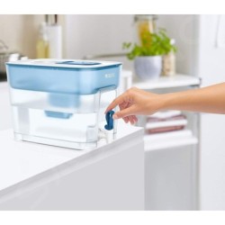 Brita Carafes - Réservoir filtre à eau Flow, volume 8,2 l, bleu 1052805