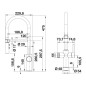 Blanco Catris S - Mitigeur d’évier avec fonction filtrante et bras flexible, noir mat 526707